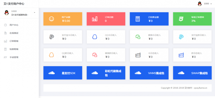 图片[2]-最新内外页面易支付程序打包艾K修改版-灵感源码社区