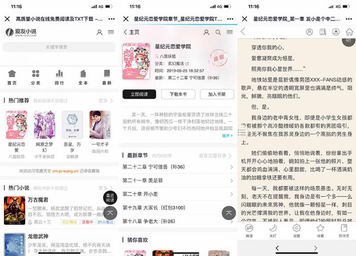图片[2]-最新PTCMS小说精美多风格四套全新版源码 最新模板-灵感源码社区