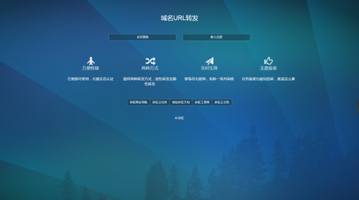 PHP域名url转发源码支持隐性转发-灵感源码社区