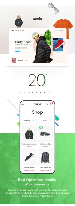 WordPress主题Nexio v1.0.7 时尚服装WooCommerce商店主题-灵感源码社区