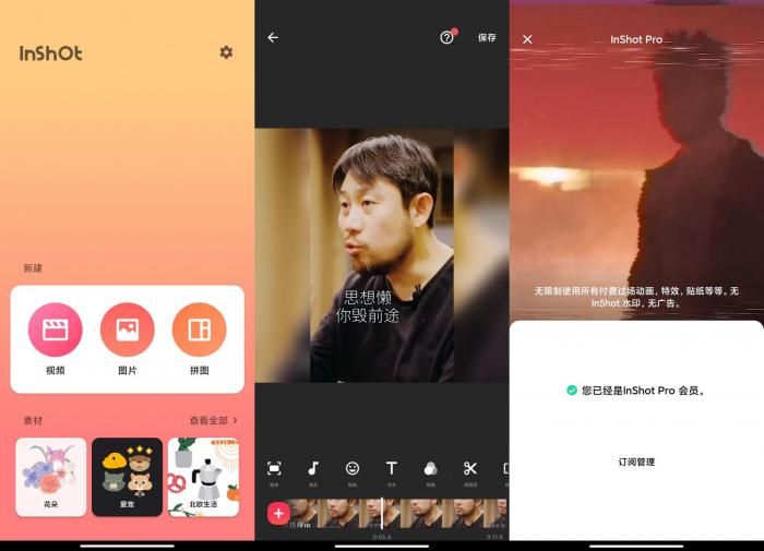 安卓InShot视频编辑专业版-灵感源码社区